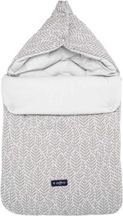 Zaffiro Grey Leaves Basic 5-in-1 Voetenzak van Merkloos