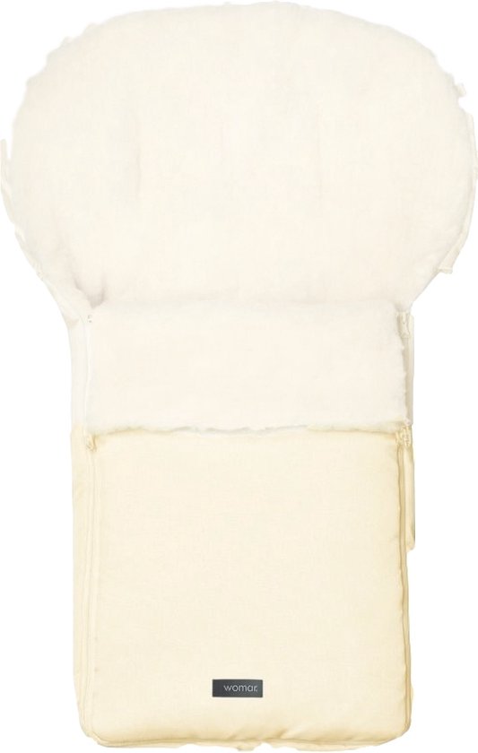 Zaffiro Wol Beige Universele Afritsbare Voetenzak van Merkloos