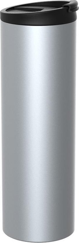 ZAK! Designs Gemini Drinkbeker - Dubbelwandig - RVS - 450 ml - Zilver van ZAK! Designs