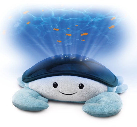 ZAZU Cody de Krab Ocean Projector – Baby Projector Nachtlampje met Bewegende Golven & Vissen – Huilsensor – 3 Geluiden – Blauw van ZAZU.