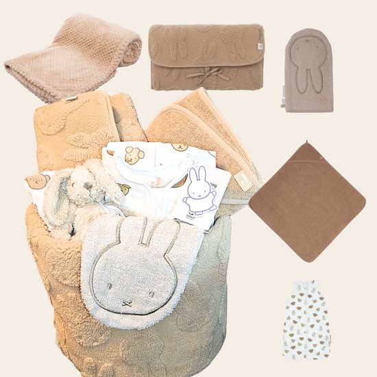 Zeer complete kraammand – Nijntje & Jollein luxe baby cadeau van Jollein