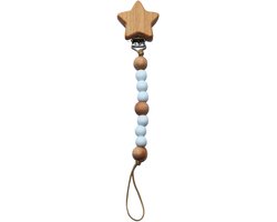 Zibbi Little Star Speenkoord Ivory White – Luxe Siliconen Speenclip – BPA Vrij