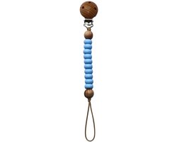 Zibbi Nordic Speenkoord Sky Blue – Luxe Siliconen Speenclip – BPA Vrij