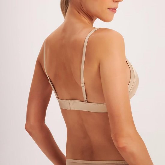 Zijden Satijn Driehoek Bralette Soft Cup Draadloze BH met Verwijderbare Pad