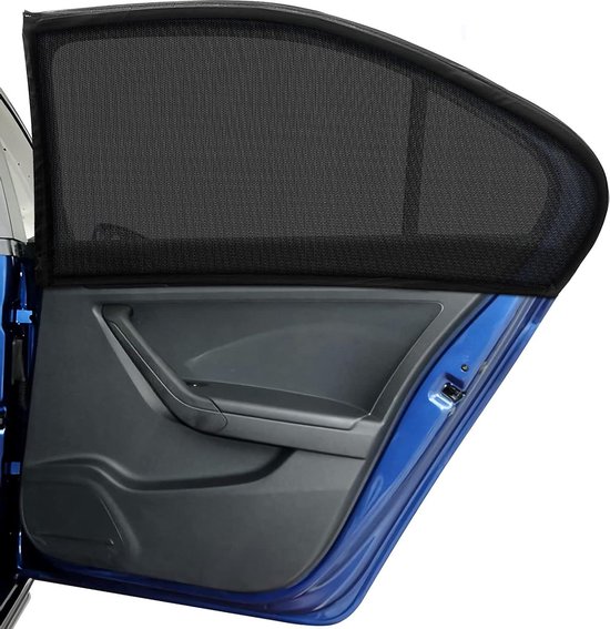 Zijruit Zonnescherm 2 Pack Groot Formaat SUV MPV - Zonnescherm Auto Klamboe - Baby Kinderen Volwassenen Huisdieren zonnescherm auto baby van Dumco