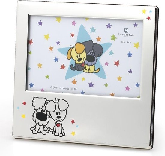Zilverstad - Fotolijst Woezel & Pip 10x15 cm van Merkloos