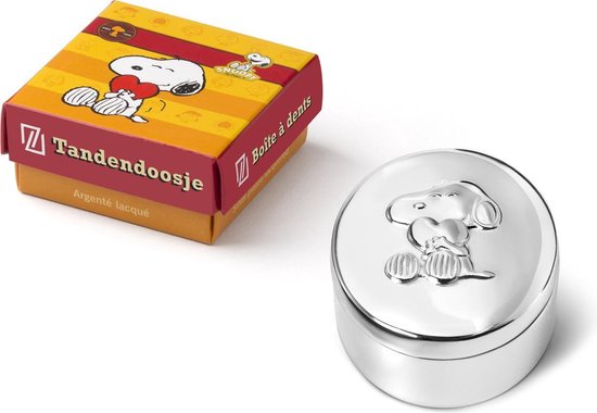 Zilverstad Tanden- en haarlokdoosje Snoopy van Zilverstad