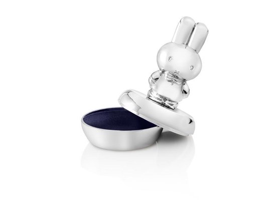 Zilverstad - Tandendoosje nijntje zilver kleur van Zilverstad