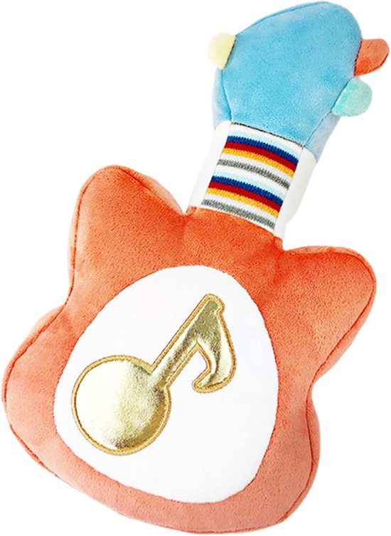 Zingende Knuffel - Muzikale Pop - Slaapliedjes Spelen - 16 Liedjes - 35 cm - Gitaar van Merkloos
