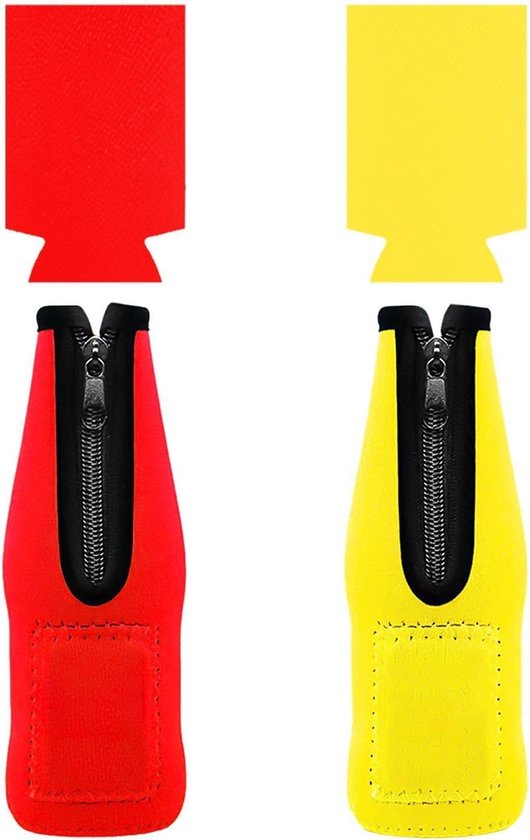 Zipped wijnflessen tassen en geïsoleerde blikjeshoezen, 330ml biertassen voor onderweg, ideaal voor picknicks en feesten van Merkloos