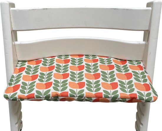 Zitkussen voor de tripp trapp kinderstoel van Stokke - Retro Tulp- eenvoudig schoon te maken - duurzaam - comfortabel