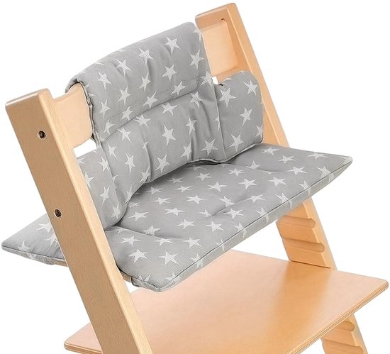 Zitkussen voor Stokke Tripp Trapp Hoge Stoel, 2-Delige Set van Biologisch Katoen