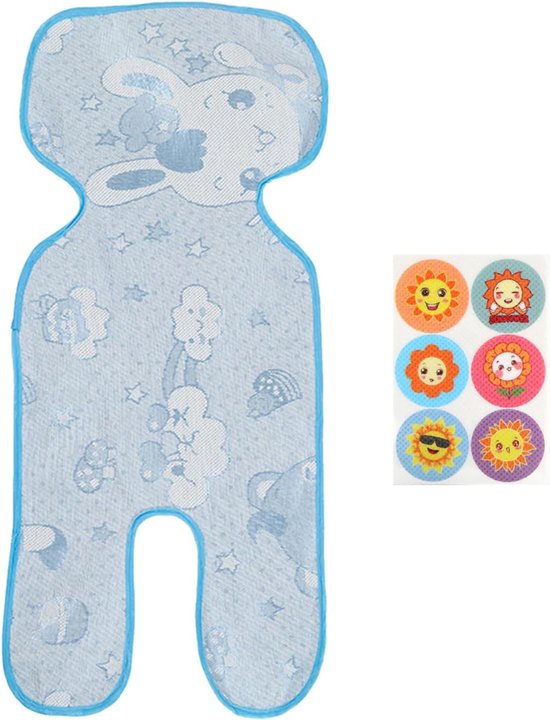 ZMR® Koelmat Baby - Koelmat - Koel Mat Baby - Blauw - 17cm x 13cm x 2cm