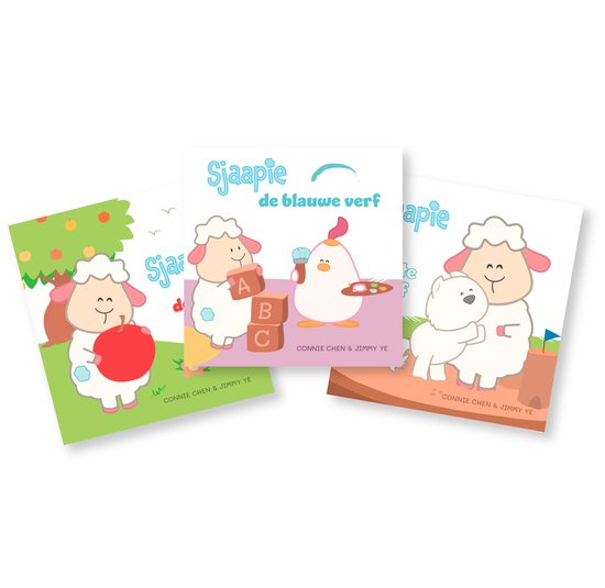 ZODY SHOP - Prentenboeken baby en peuter - Set van 3 - Sjaapie Boek - Kinderboeken - Kind - Baby van ZODY SHOP
