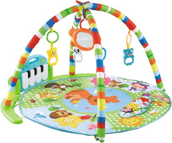 Zoem - Baby speelkleed - Piano - Blauw - Baby fitness - Kraamvisite - Kraam cadeau van Merkloos