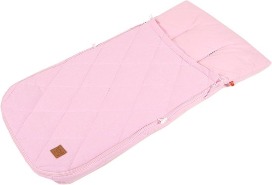 Zomer kinderwagen voetenzak Nikko, roze melange