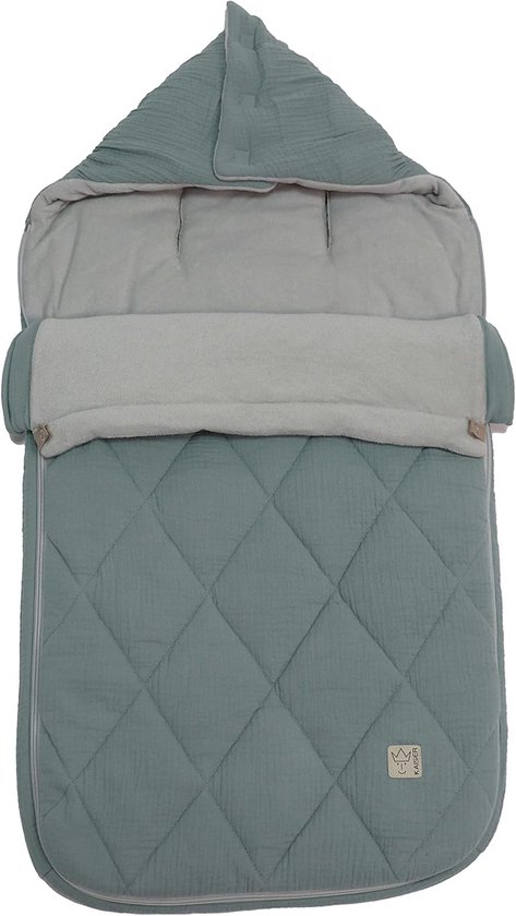 Zomer voetenzak voor kinderwagen en buggy, 100% Katoen, Ademend, 6-36 Maanden
