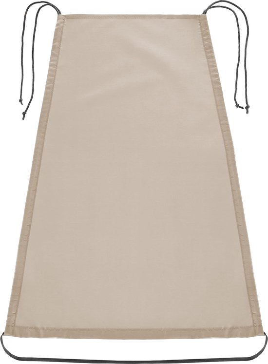 Zonnescherm Universeel voor Kinderwagens en Buggy’s - Zonnezeil voor Wandelwagens met Reiswieg - Flexibele UV 40+ Zonwering met Schuiffunctie voor Baby’s - Beige van Dooky