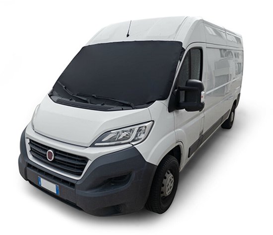Zonnescherm voor campers en bussen – 190×110 cm | voorkomt vorst of ijs in de winter, beschermt tegen UV-stralen in de zomer, tegen stof, hars en bladeren | Auto scherm van Merkloos