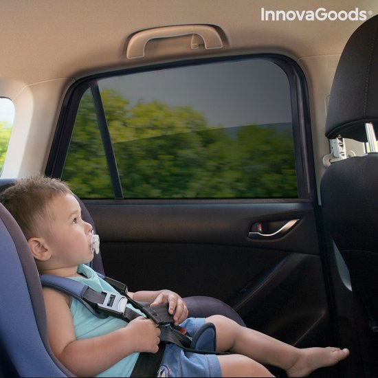 ZONNESCHERMNET VOOR AUTORUIT UVLOCK PAKKET VAN 2 STUKS - Zonnescherm auto - Zonnescherm auto baby - Zonwering auto - Zonnescherm auto zijruit - Zonnescherm auto kind van Sundio