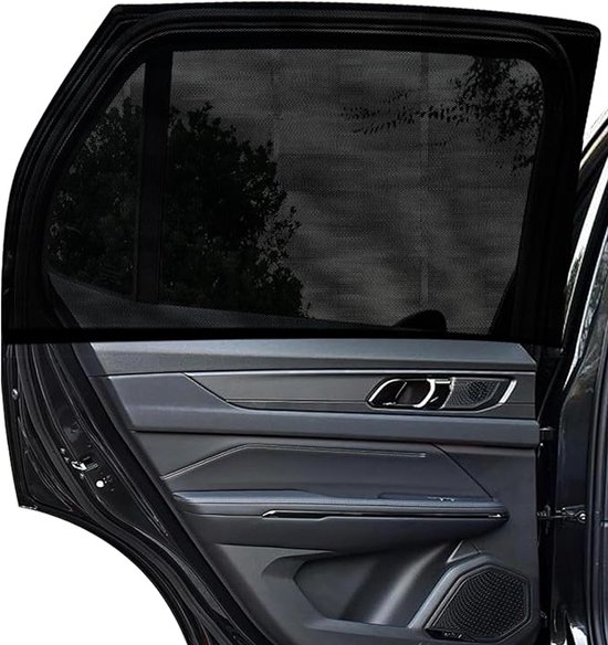 Zonwering auto baby, zonwering auto, 2 stuks universele elastische zonneklep, autonet, zonwering auto kinderen met uv-bescherming, zonwering auto zijruit voor kinderen en huisdieren van DIZA100.
