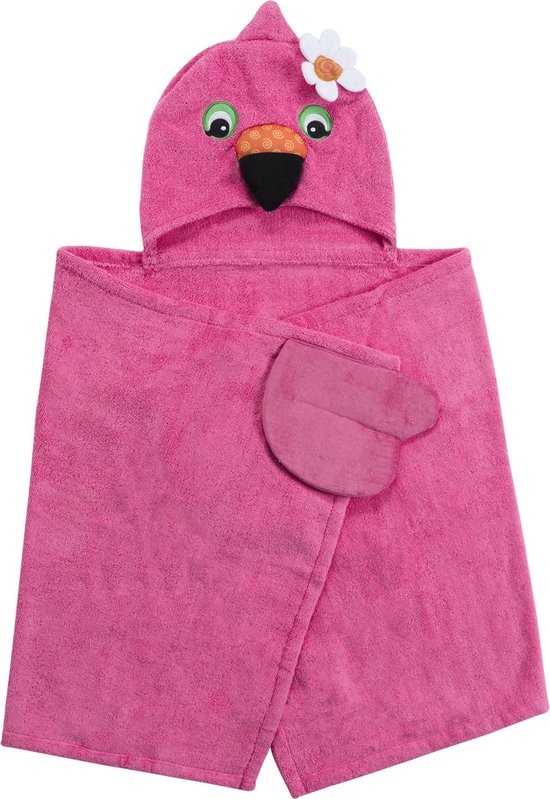 Zoocchini badcape - Franny the Flamingo van Zoocchini