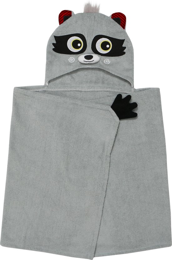 Zoocchini kids badcape - Rocco the Raccoon van Zoocchini