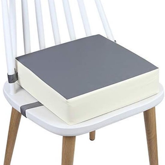 ZRSS® Stoelverhoger voor Eetkamerstoel - Verhoger voor Kinderen - Eetkamerstoel Zitverhoger - Peuter Eettafel - Grijs van ZRSS