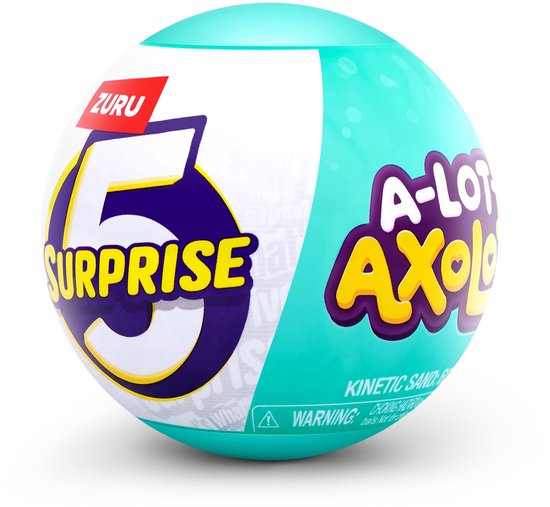 ZURU 5 Surprise A-LOT-A AXOLOTLS, PAK UIT en ONTDEK Axolotls met verrassingsthema, met 5 unieke accessoires en speelaccessoires, leuk, fantasierijk speelgoed voor kinderen, cadeau voor jongens en meisjes vanaf 3 jaar oud van Merkloos