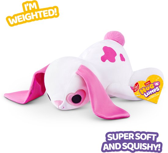 ZURU Hug A Lumps Knuffel Langoor Konijn, 35 cm van Merkloos