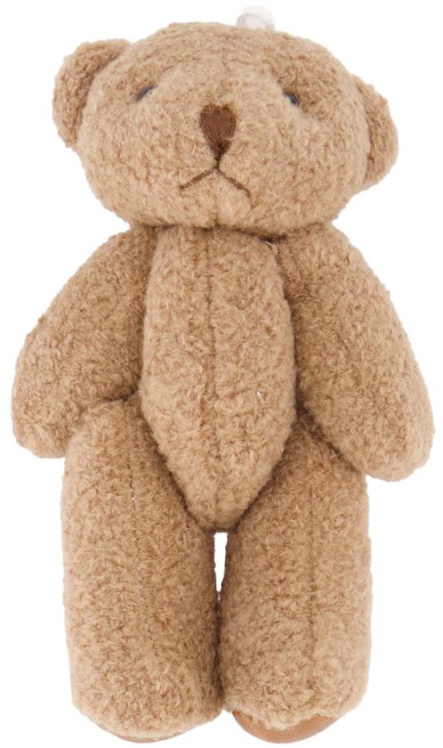 Zusss Teddy Bear In Gift Box White / Brown - Cadeau - Baby - Geboorte - Zwangerschap