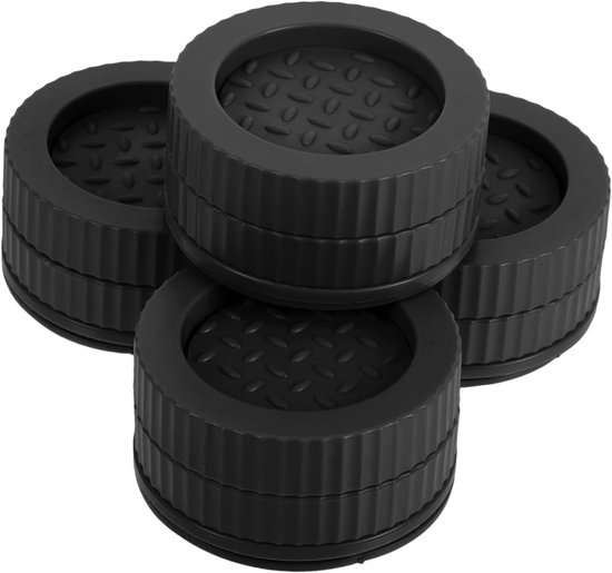 ZVD Set van 4 vloernivelleringsapparaten, beenverhogers, bankframe, bankpoten, matrasverhogers, stoelverhogers, tafelverhogers van Merkloos