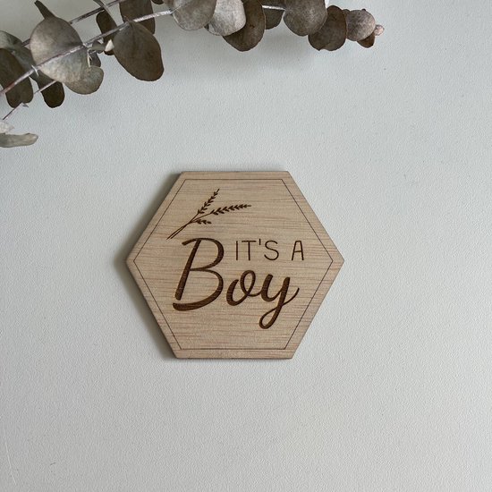 Zwangerschapsaankondiging - It's a boy van $