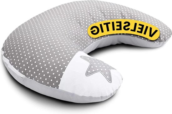 Zwangerschapskussen - Kussen Voedingskussen Borstvoeding Kleine Steunkussen Zijslaapkussen van Hulushul.