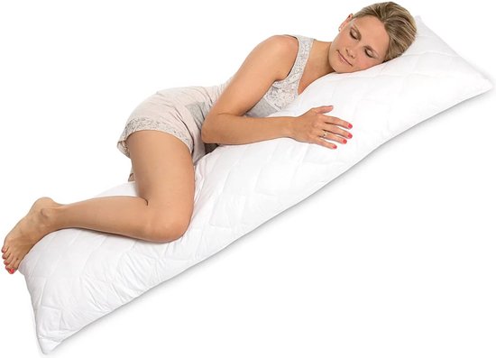 Zwangerschapskussen Suite sheets Ondersteunend Lichaamskussen - 40 x 140cm - Wit - Body Pillow