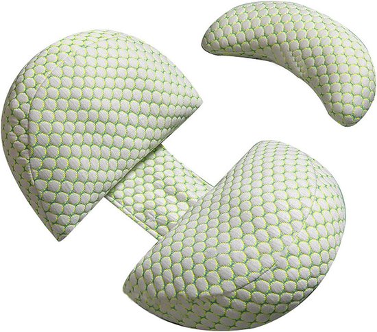 Zwangerschapskussen U-vormig voor zwangere vrouwen zijslaper ondersteuning rug heupen benen Pregnancy pillow van Pharmedoc