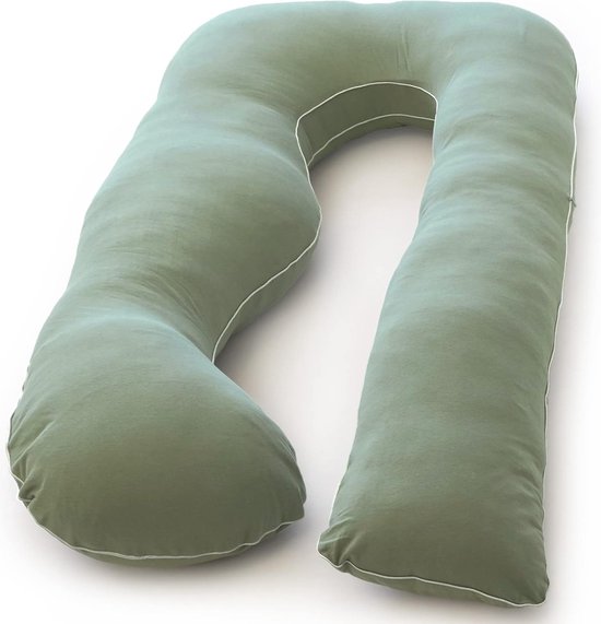 zwangerschapskussen, U-vormige full-body kussen en zwangerschapsondersteuning, ondersteuning voor rug, heupen, benen, buik voor zwangere vrouwen. van Pharmedoc