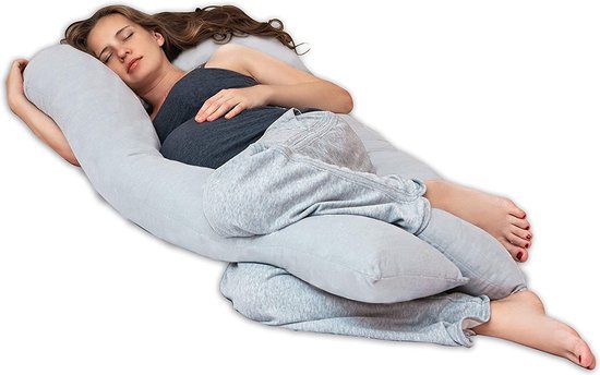 Zwangerschapskussen - voedingskussen - steunkussen voor zwangere vrouwen - zacht - duurzaam van Swevil