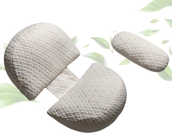 Zwangerschapskussen - Zijslaapkussen - Lichaamskussen - Pregnancy Pillow - Maternity Pillow - Wit van Niimo