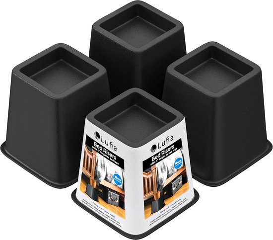 Zware Meubelverhogers 10 cm Set van 4 voor Bank, Tafel, Stoel of Bureau