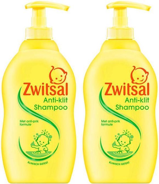 Zwitsal anti-klit shampoo Pomp - 2 x 400 ml van Zwitsal