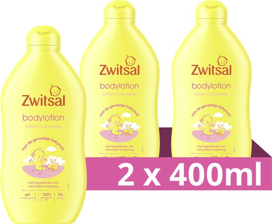 Zwitsal Baby Bodylotion - 2 x 400 ml - Voordeelverpakking van Zwitsal