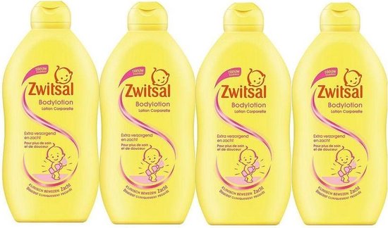 Zwitsal Baby Bodylotion 4 x 400 ml Voordeelverpakking van Zwitsal