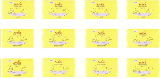 Zwitsal Baby Crème Zeep - 12 x 90 gr - Voordeelverpakking van Zwitsal