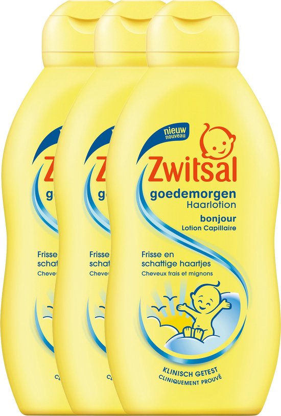 Zwitsal Baby Goedemorgen Haarlotion - 3 x 200 ml - Voordeelverpakking van Zwitsal
