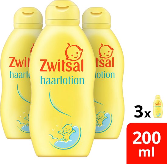Zwitsal Baby Goedemorgen Haarlotion 3x200 ml van Merkloos
