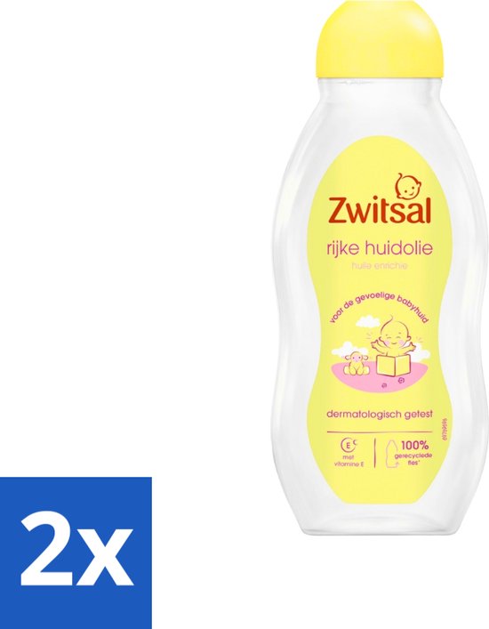 Zwitsal Baby Huidolie 200 ml - Voordeelverpakking - 2 stuks van Zwitsal