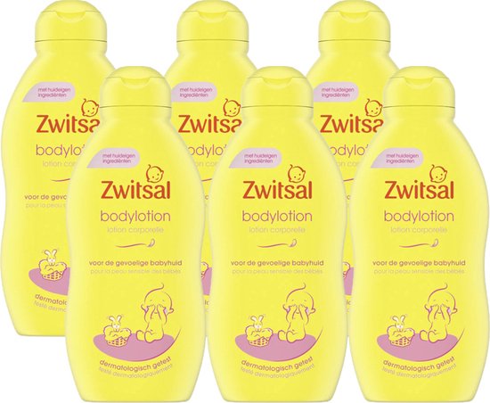 Zwitsal - Baby huidverzorging - Bodylotion - 400ml x 6