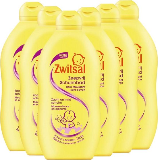 Zwitsal Baby - Schuimbad - 6 x 700ml - 6-Pack Voordeelverpakking van Zwitsal