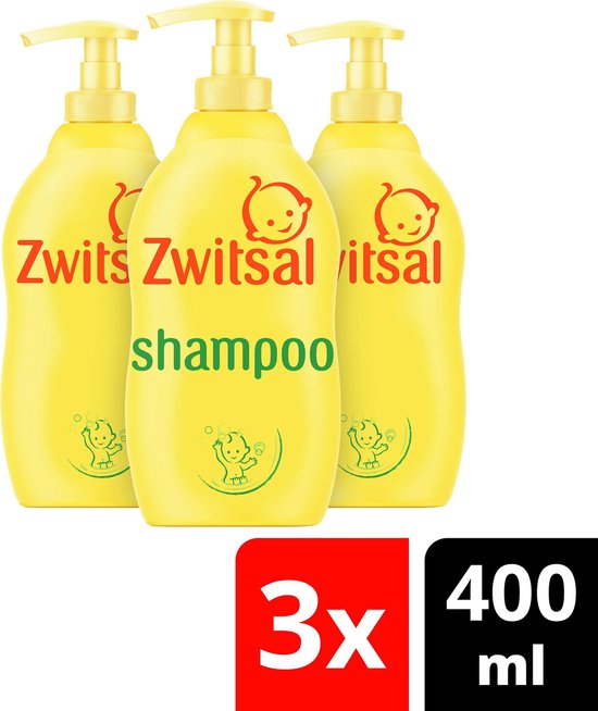 Zwitsal Baby Shampoo - 3 x 400 ml - Voordeelverpakking van Zwitsal